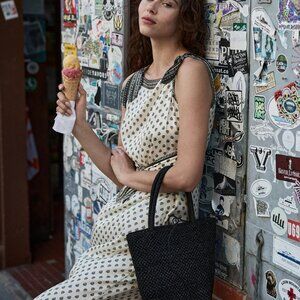 New Doen Amorette Dress in Riviera Foulard, Size L